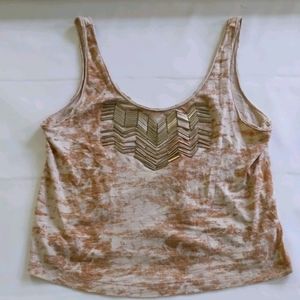 Embellished tank top